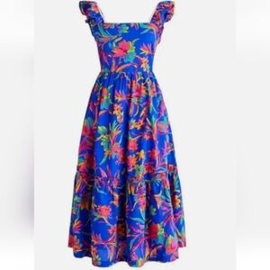 J. Crew Multicolor Floral Dress